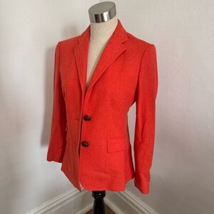J. Crew Wool Orange Blazer